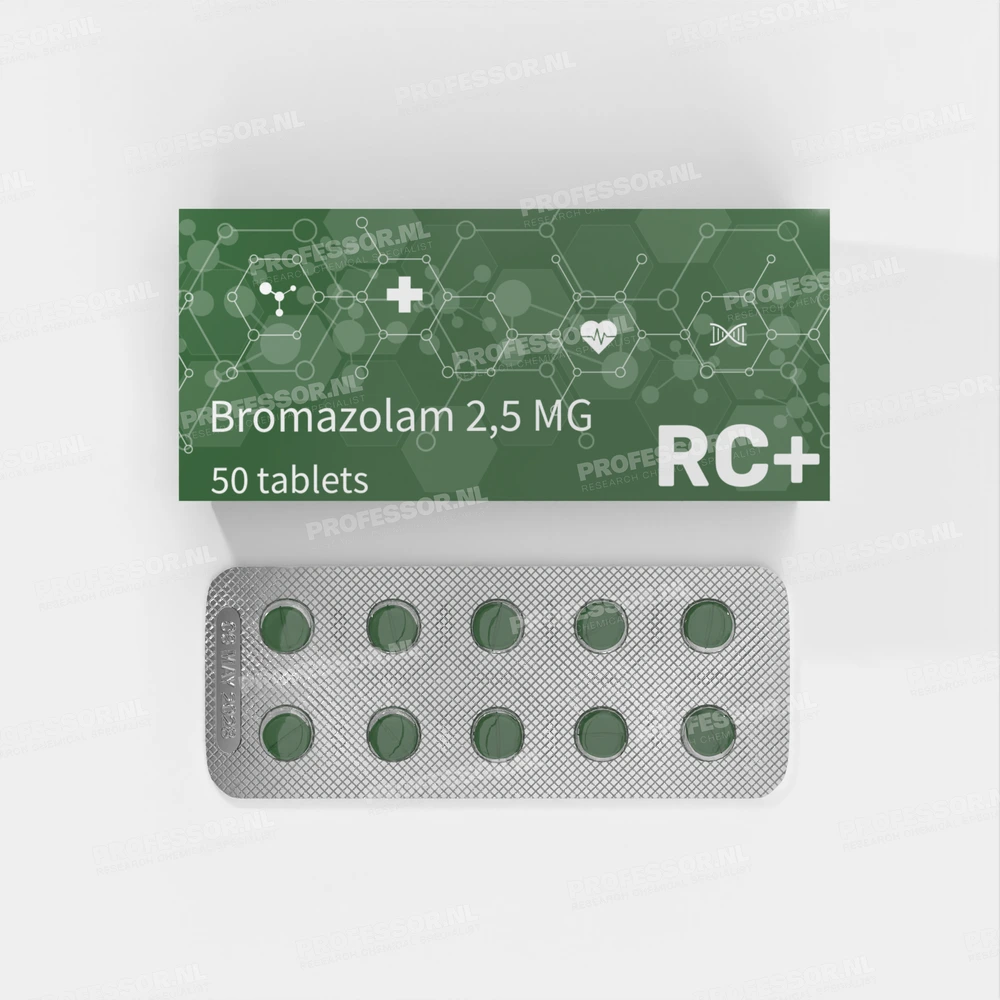 bromazolam25mgshot2.1a.webp RC+ Bromazolam 2,5mg Box - Afbeelding 2